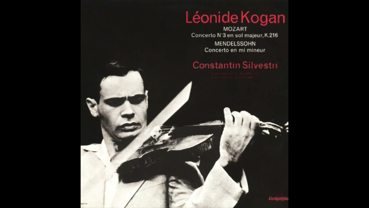Kogan / Mendelssohn: Violin Concerto in E minor, Op.64 - YouTube