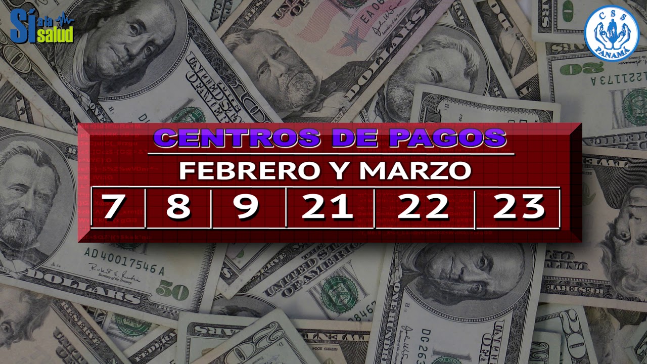CALENDARIO PAGOS JUBILADOS Y PENSIONADOS EN CENTRO DE COBROS - YouTube