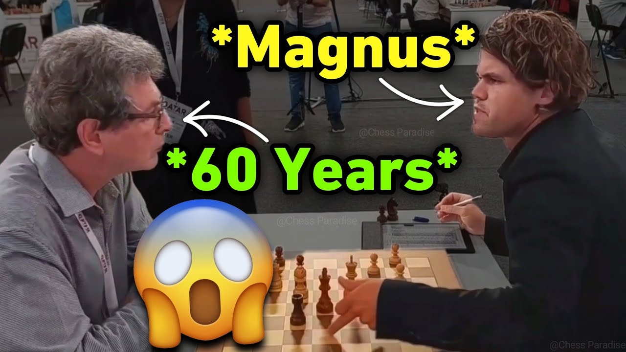 Magnus Carlsen vs 60-Years-Old! 🤯🔥