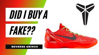 Nike Kobe 6 Protro Reverse Grinch LEGIT CHECK!