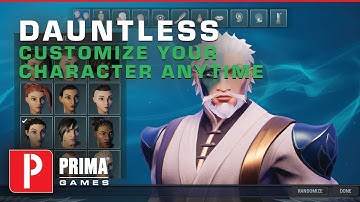 Dauntless - How To Customize Your Character At Anytime