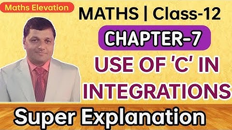Use of c in Integration
