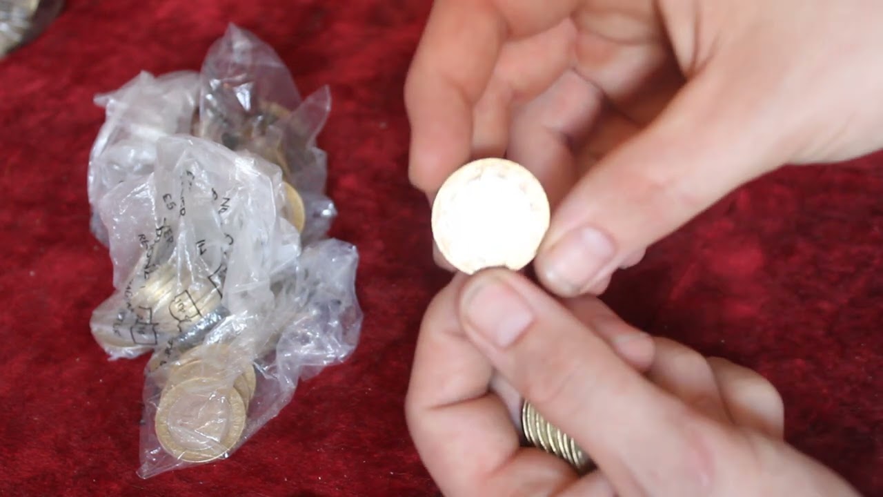 2 pound coin hunt 10 bags ,  fake coin , Brunel and Shakespear and others