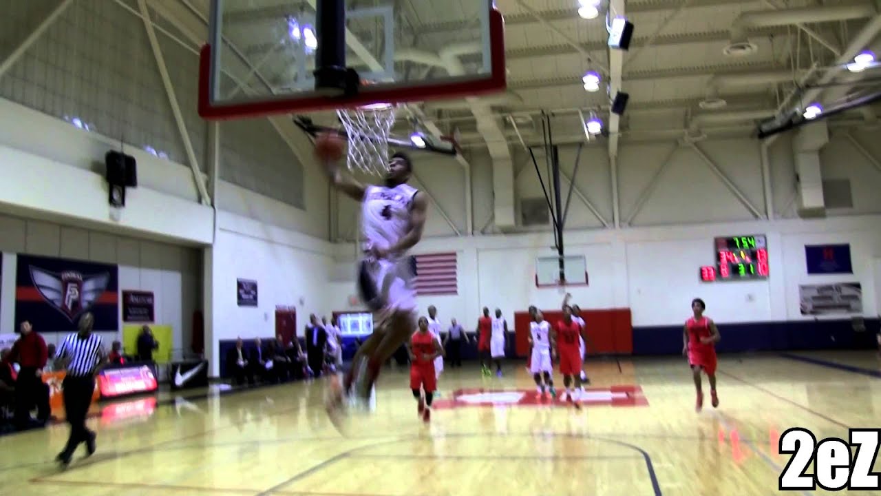 Allonzo Trier's Three Big Dunks in Findlay Prep's Victory --Future Arizona Wildcat