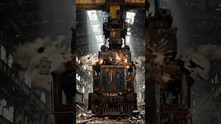 Hydraulic Press vs Train Engine – Full Power Crushing Test! #challenge #hydraulicpress #trending