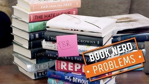 Too Many Different TBR Lists | Book Nerd Problems