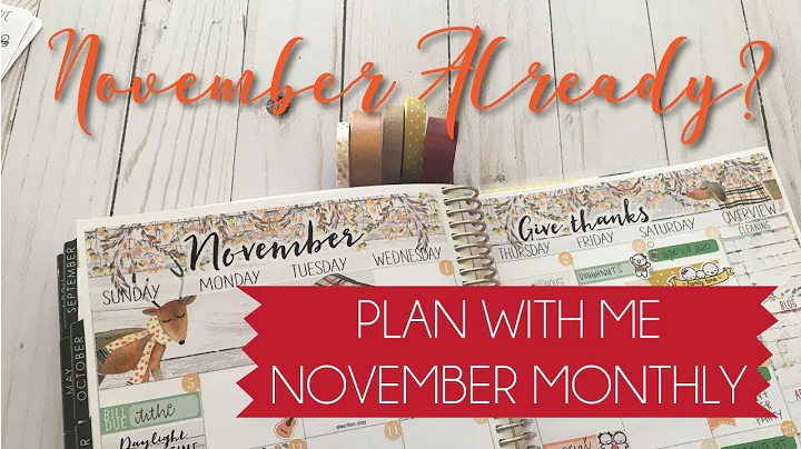 Plan with Me | November Monthly | Featuring Shop J...