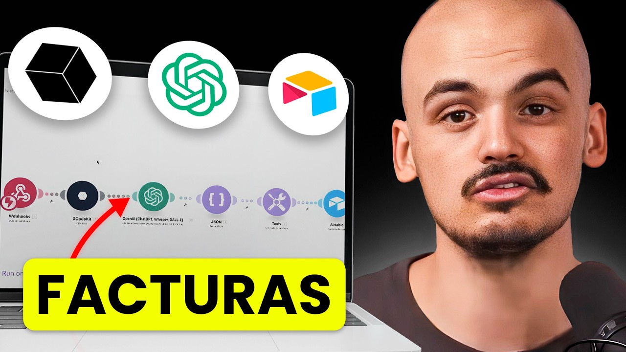 Automatiza Facturas en Minutos con Make.com + ChatGPT (Guía Paso a Paso)