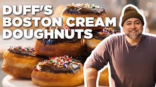 Duff Goldman's Boston Cream Doughnuts | Food Network