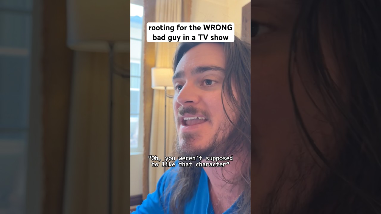 rooting for the WRONG bad guy in a TV show #shorts #comedy #funny