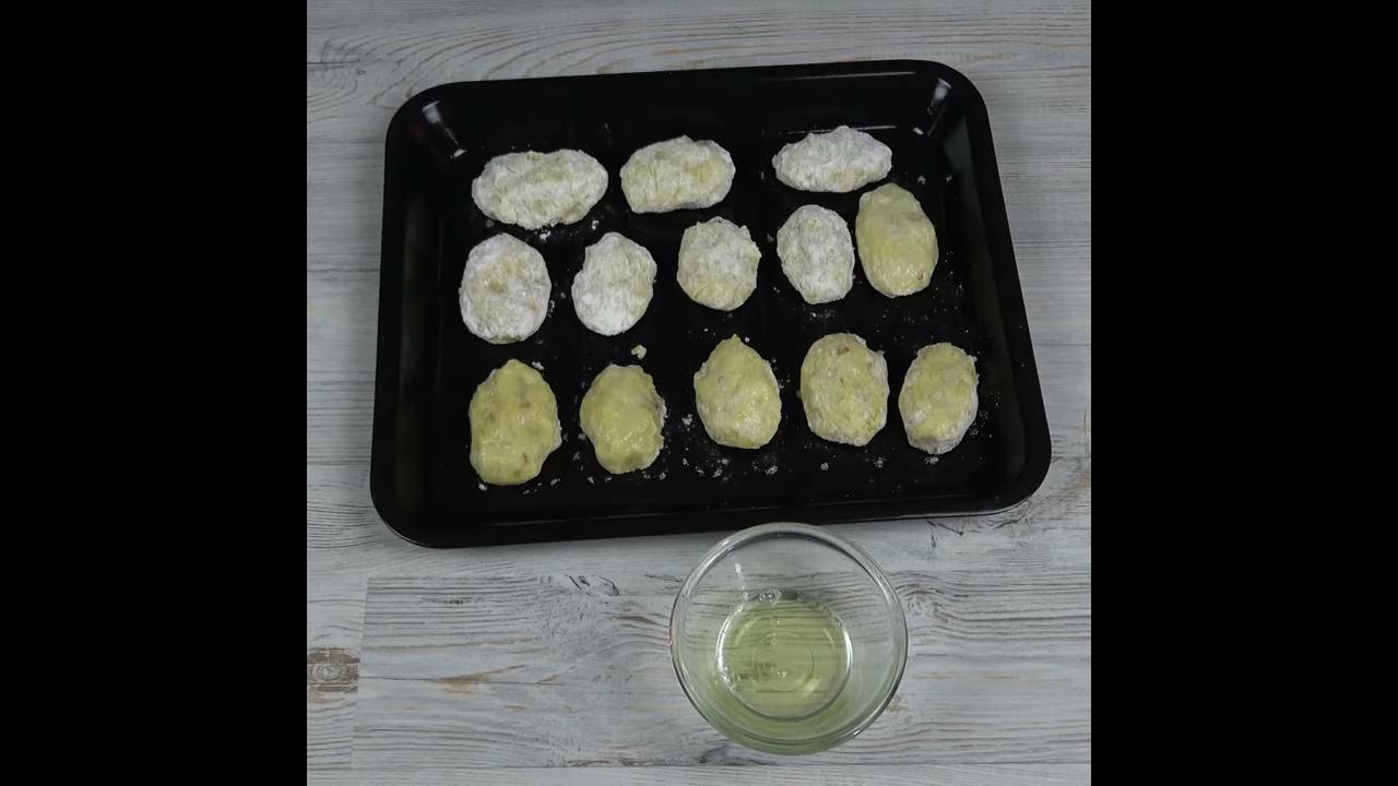 Картофельные котлеты в мини-печи BBK OE3074D - YouTube