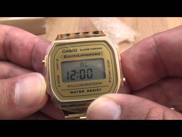 casio digital watch how to change time