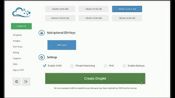 Creating A Droplet In Digital Ocean - With SSH Keys