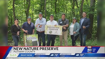 Gov. Holcomb announces new nature preserve along with Central Indiana Land Trust