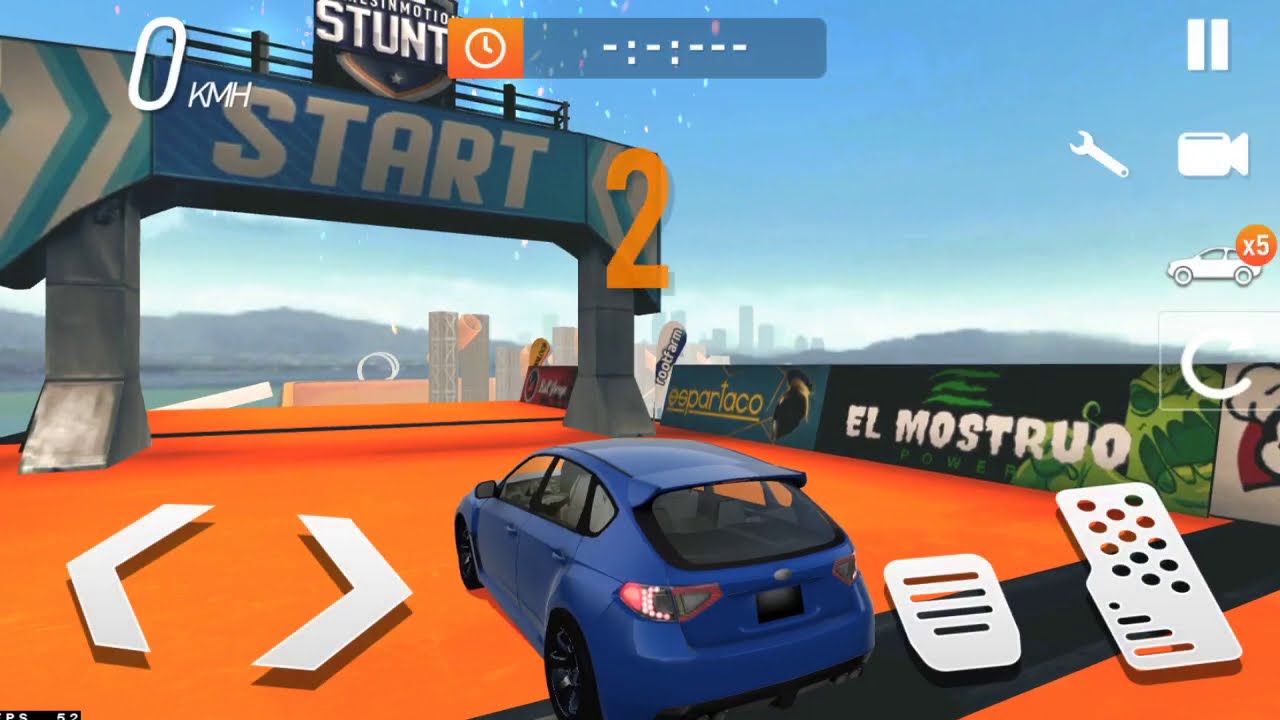 Impossible Tracks Game Super Car Stunts Drive - Android Gameplay