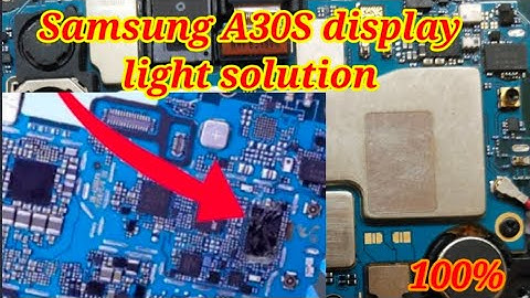 Samsung A30s Display Light Problem||Samsung A20 Display Light Problem Solution 100%