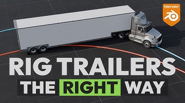 How To Rig A Semi Trailer In Blender