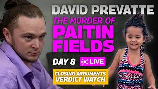 LIVE COURT 🔥 David Prevatte: The Murder of Paitin Fields - Day 8 - CLOSING ARGUMENTS