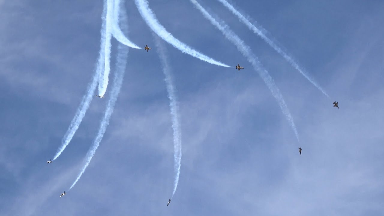 RIAT 2022 RoKAF Black Eagles Very Impressive Break Maneuver