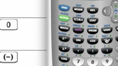 Mod 1 -  Lesson #1 - TI-84 Graphing Calculator Course