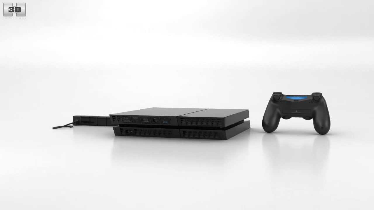 Sony PlayStation 4 3D model by 3DModels.org