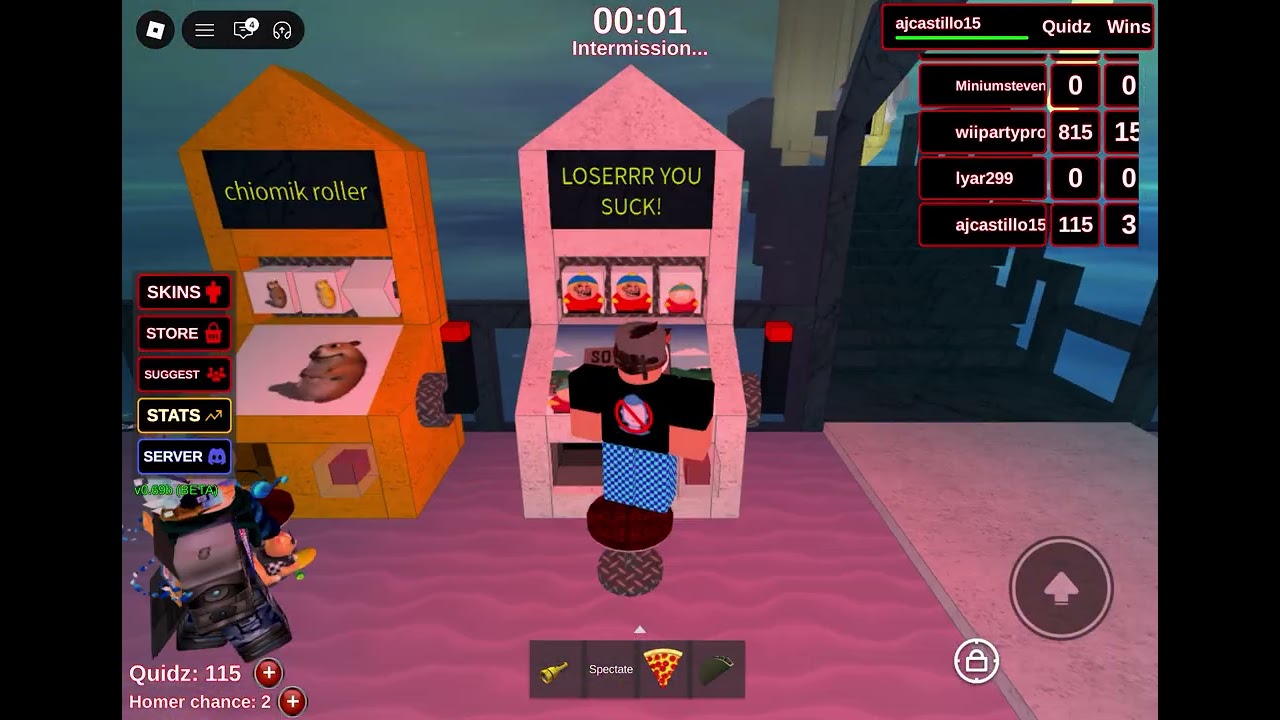 Playing you vs Homer 