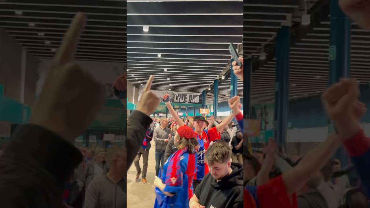 Wembley again ole ole🎶🔴🔵🦅 