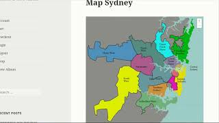 Interactive Map of Sydney - WordPress