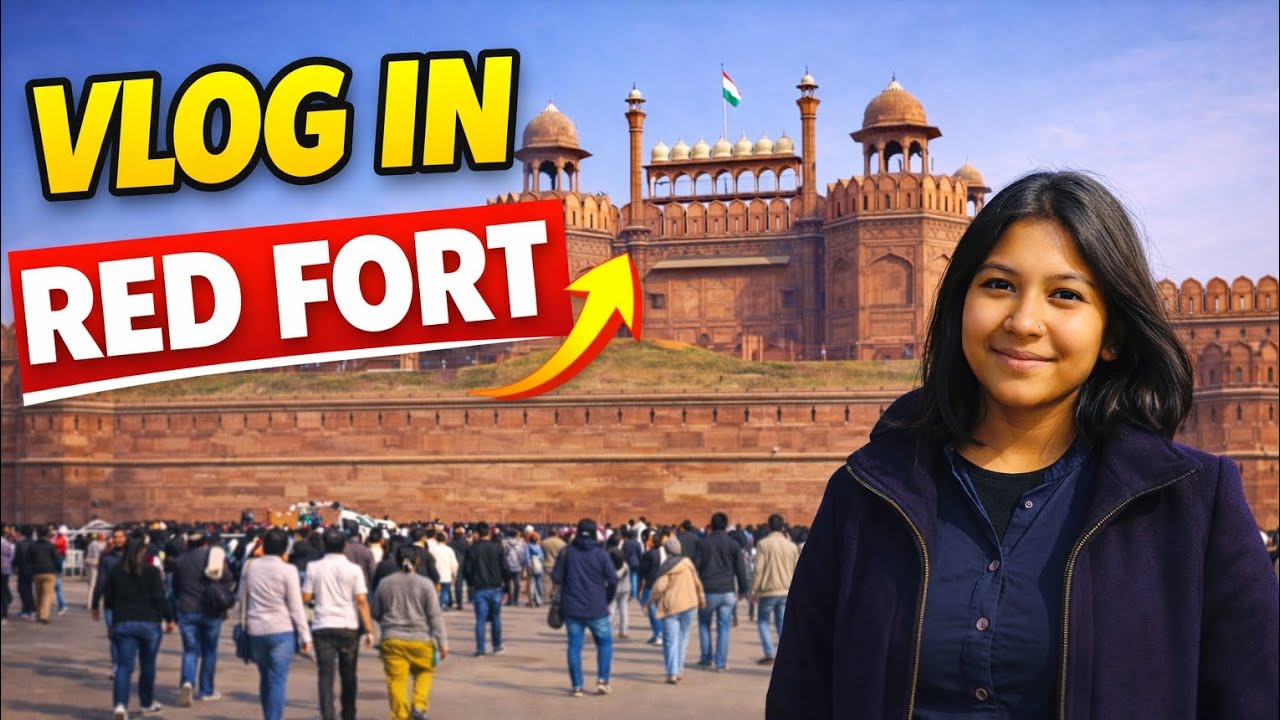 I went to Red fort l casual vlog 🫡l Exam l kalkaji I #vlog5 l @Dreamers.14.0 