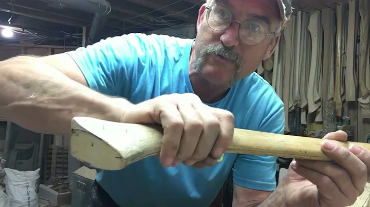 How to make an axe handle in less than 30 seconds!