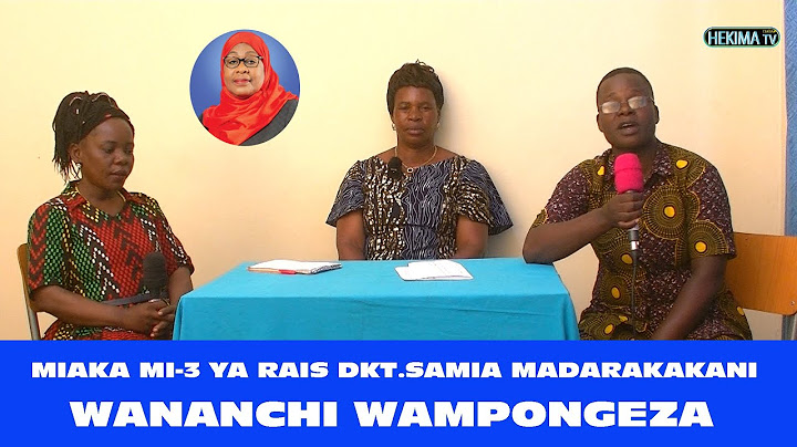 MIAKA MITATU YA RAIS SAMIA WANANCHI WAMPONGEZA
