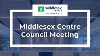 October 7, 2026 - Middlesex Centre Council Meeting - Part A