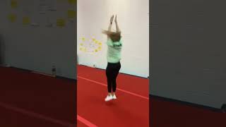 standing jump full turn arms above head lvl 15