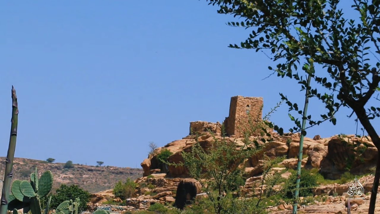 وادي دباش قرية المخباة #مريس #اليمن 