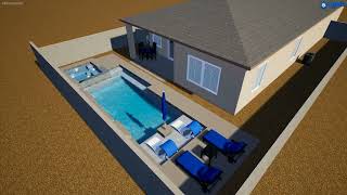 Carrion Backyard Oasis 2- Thunderbird Pools and Spas- ThunderScapes