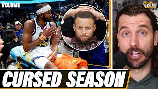 Warriors CURSED season continues w/ Moses Moody injury as Steph Curry watches