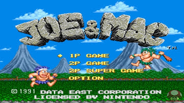Joe & Mac (Super Nintendo): Intro - Abertura HD