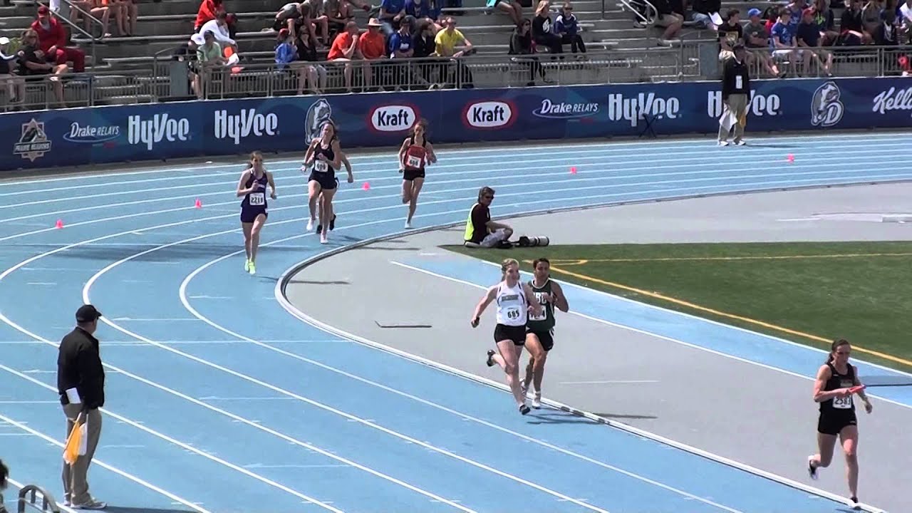 2014 Drake Relay's Women's 4x800m Relay YouTube