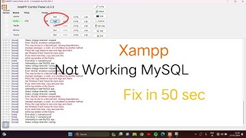 Solve Xampp Error // MySQL Error | #Xampp #apacheserver #coding #viralvideo #computerscienceproject