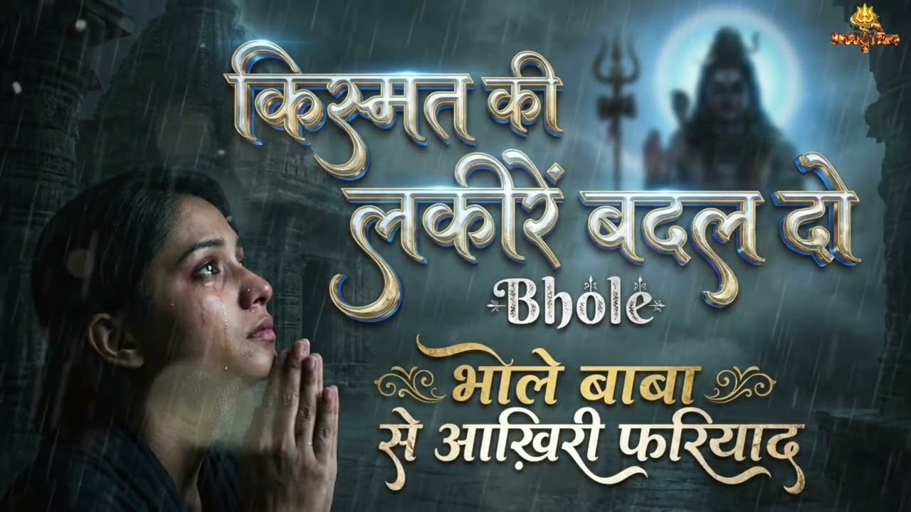 भोले बाबा से आख़िरी फरियाद | किस्मत की लकीरें बदल दो भोले 🙏 | Painful Shiv Bhajan | Bhakti Song 2026