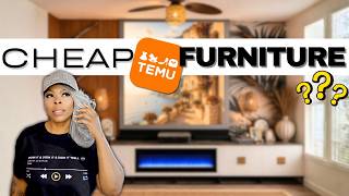 TEMU Furniture & Home Decor is INSANE!! What I created on a Budget!