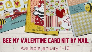 Bee My Valentine Card Kit
