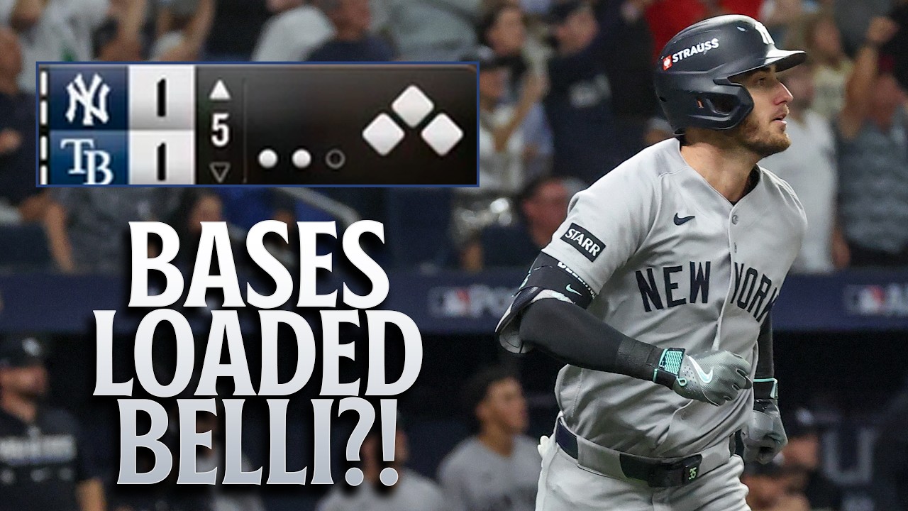[MLB] Bases loaded for Belli?! Yankees LOAD ‘EM UP in the 5th inning during a TIE GAME! 😱💪| MLB