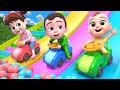 Rides & Slides Song 🎢| Indoor Playground +More Lalafun Nursery Rhymes & Kids Songs