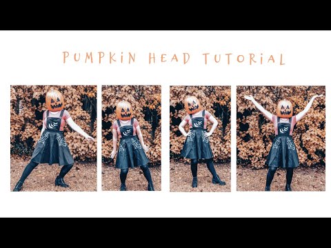How To Make A Pumpkin Head Costume! Vlogtober Day 16!