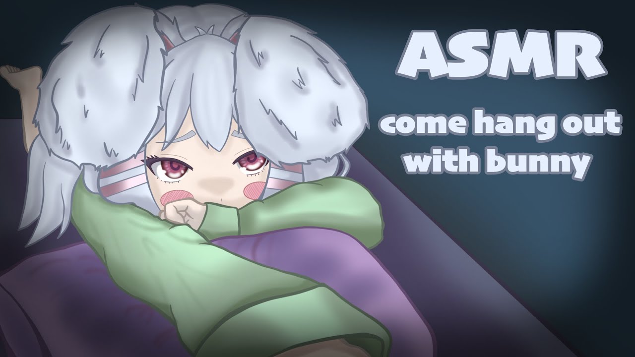 [ASMR] bunny is feeling a little lonely and wants to hang out with you (whispers, assorted triggers)