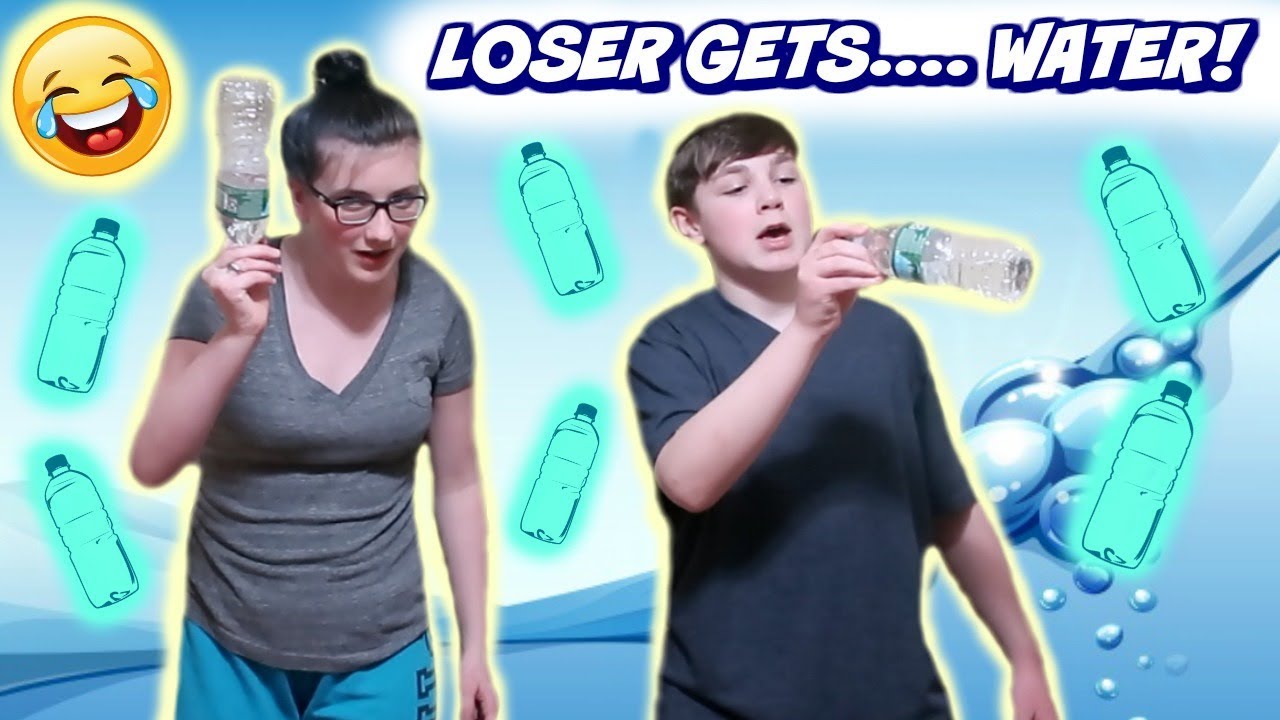 THE BOTTLE FLIP CHALLENGE! *PART 2* (Loser gets water dumped on them