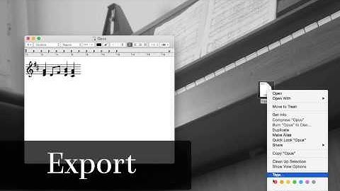 Cavatina - Export to MusicXML