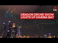 Dragon made up of drones lights up Singapore's Marina Bay for Legend of the Dragon Gate show image