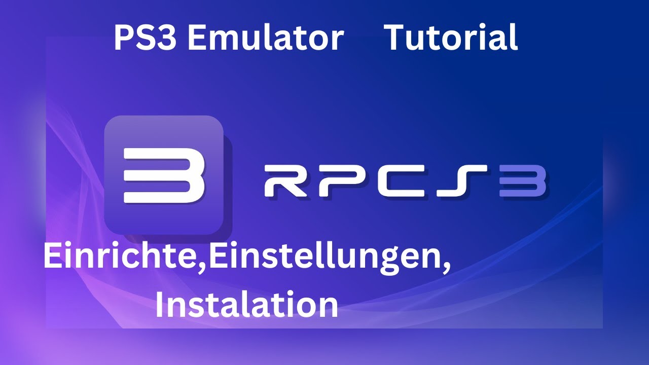 PS3 Emulator wie ihr ihn einrichtet | RPCS3 - YouTube